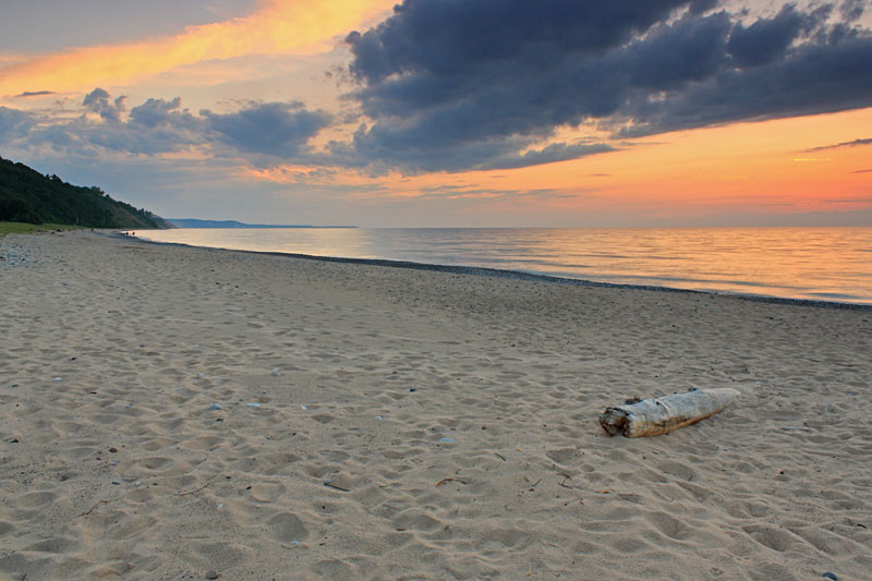 the last sunset at grand marais