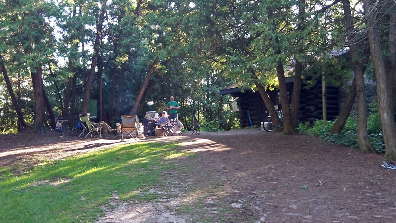 the sturgeon bay cabin at wilderness state park