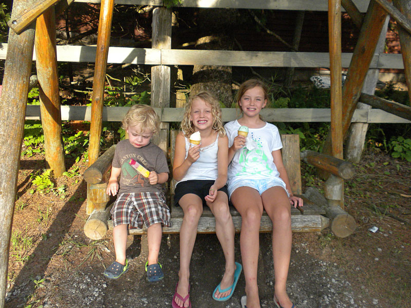 icecream at wilderness park general store