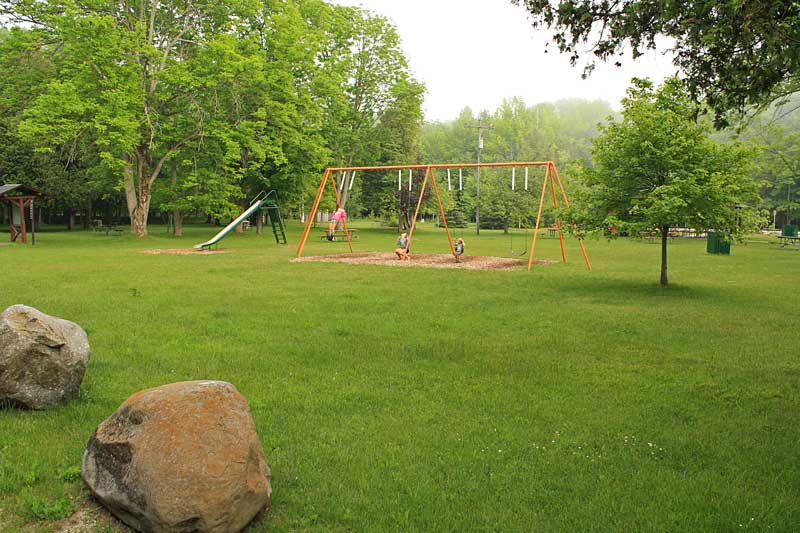 the playground at leelanau state park