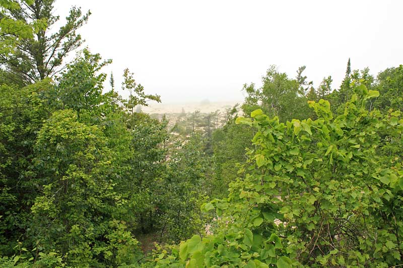 the dune overlook at leelanau state park