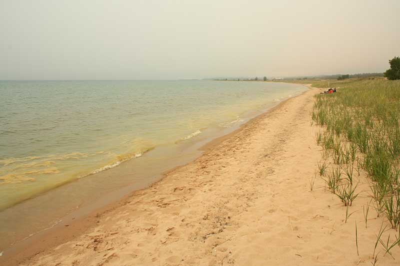 cathead bay at leelanau state park