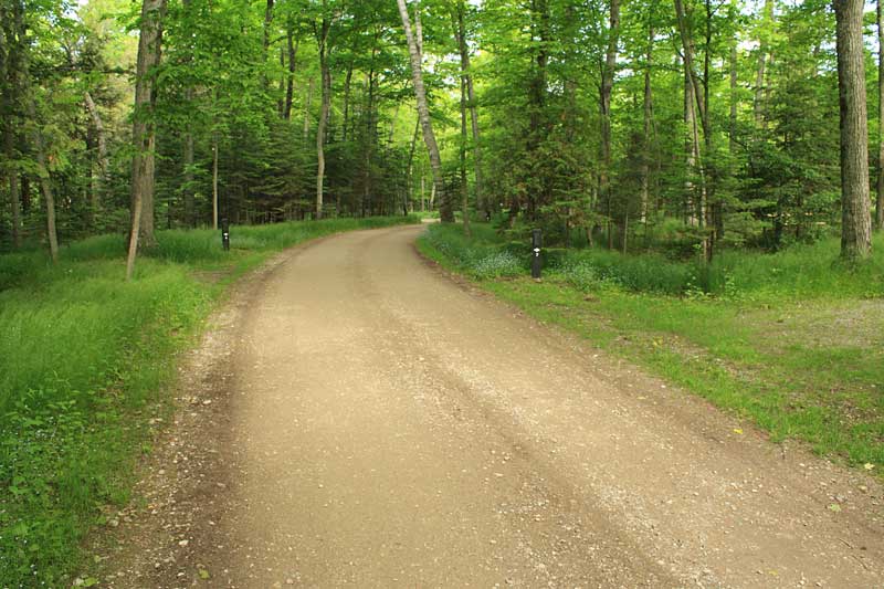 the upper campsites at leelanau state park