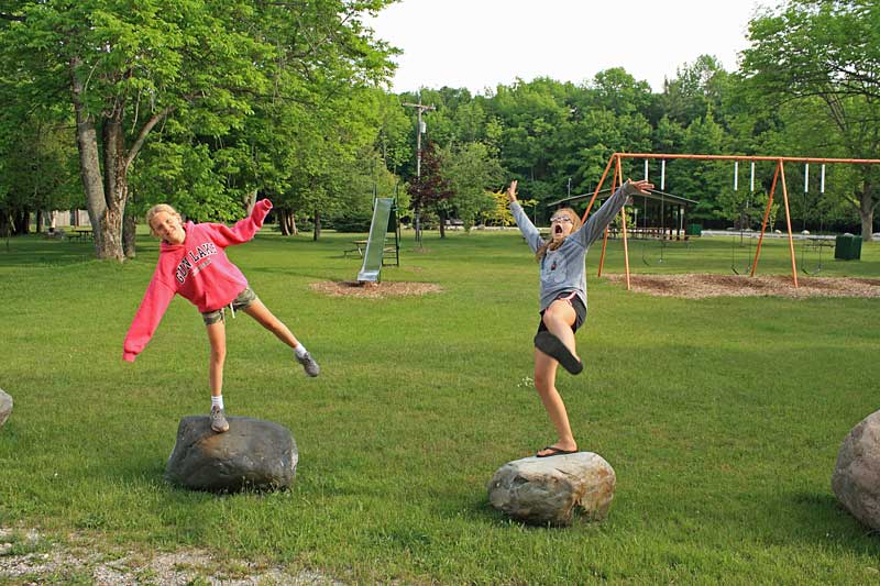 the playground at leelanau state park