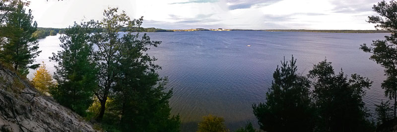 hamlin lake panoramic