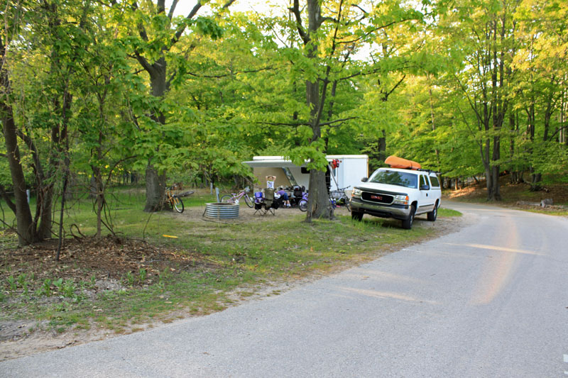 campsite 246 ludington state park