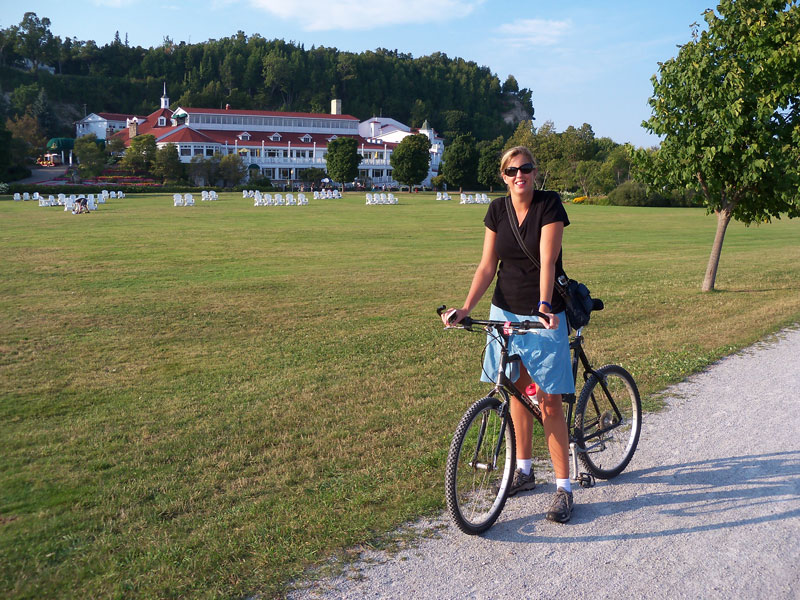 biking around mission point resort