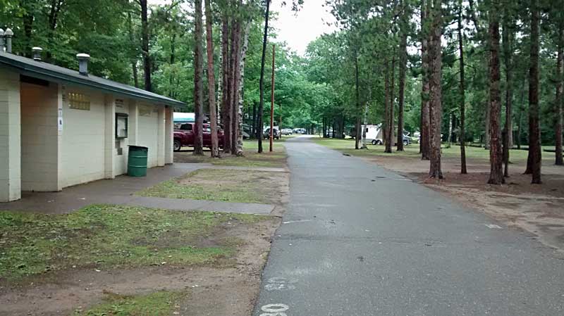 the bathhouse at marquette tourist park