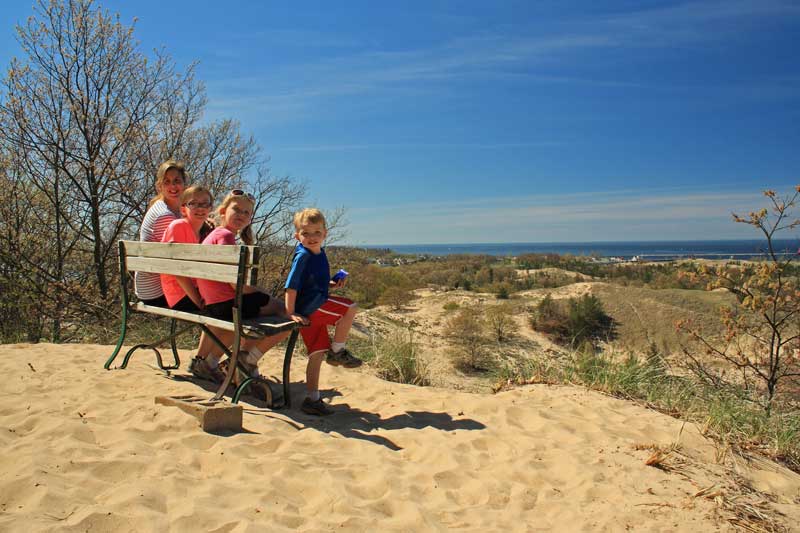 the second overlook bench