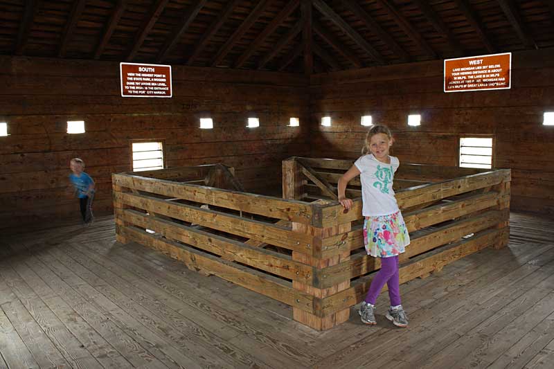 inside the blockhouse muskegon state park