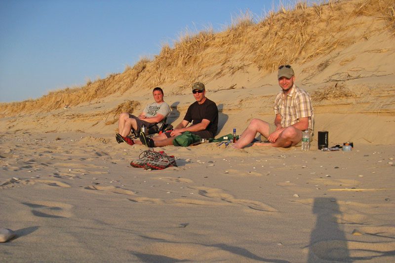 backpacking dinner on the beach nordhouse dunes