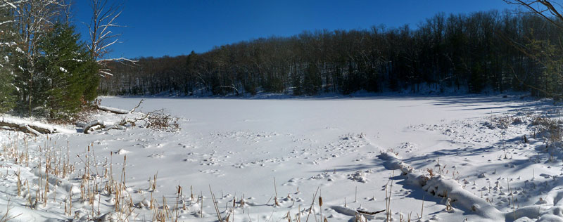 winter at lost lake