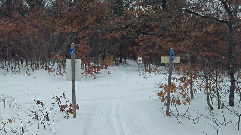 north loop pine valleys pathway winter