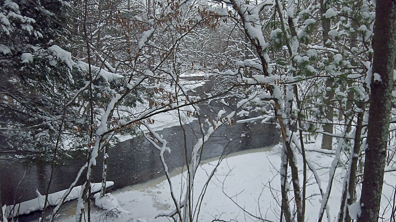 the view of the white river from up on the ridge