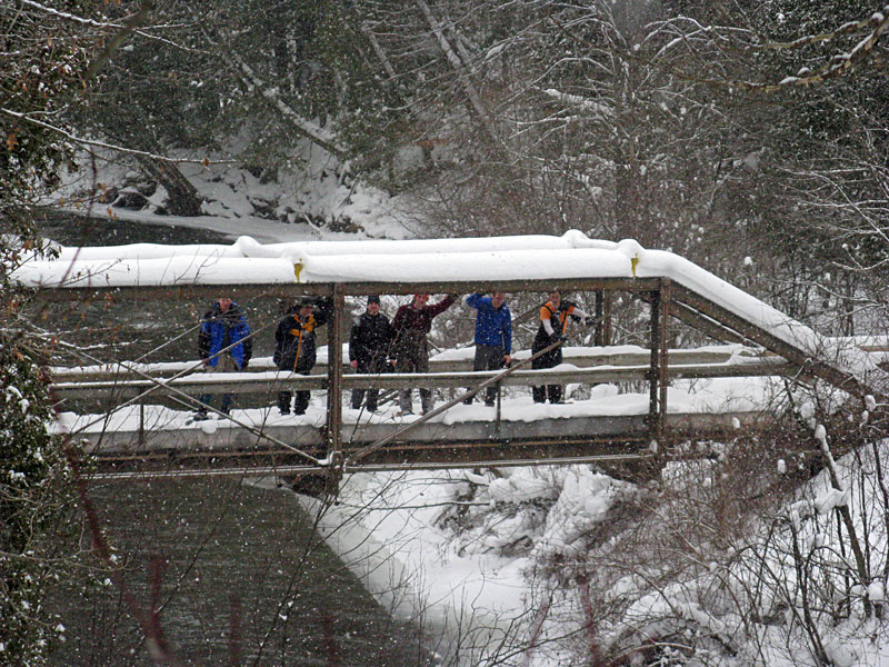 lincoln bridge on silver creek pathway