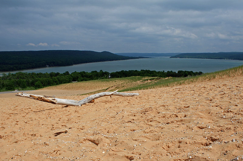 top of the dune climb