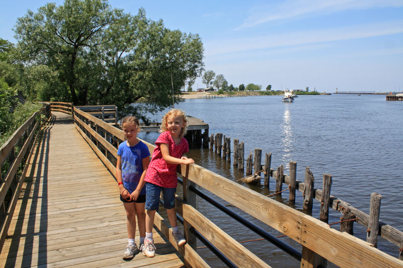 manistee michigan river walk