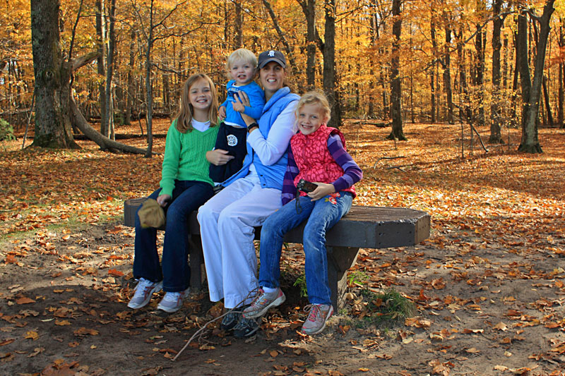 resting at the top and taking in the view from aligator hill