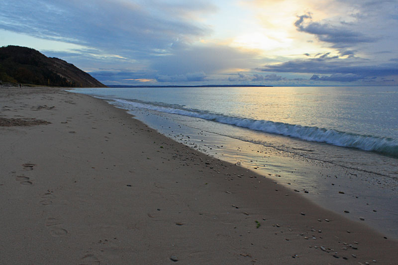 sunset at the empire beach