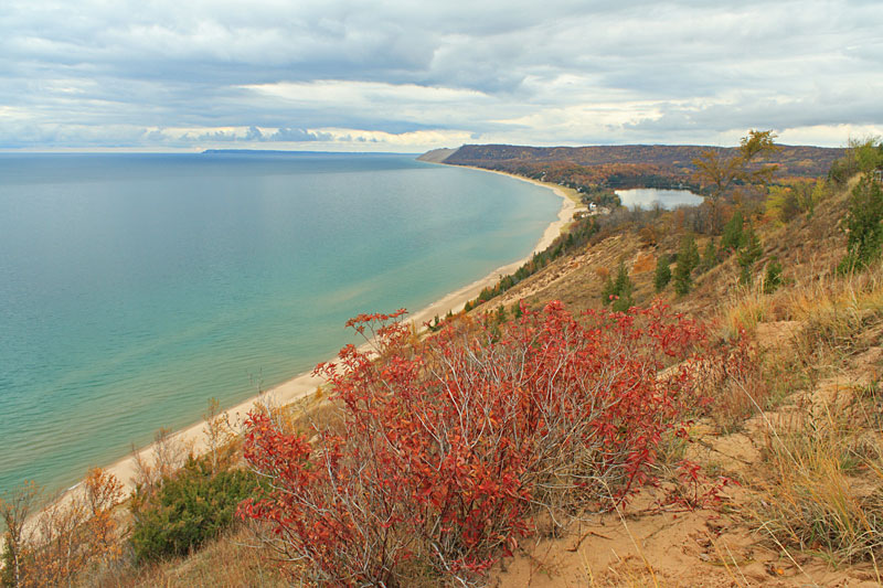 the view from the empire bluff overlook