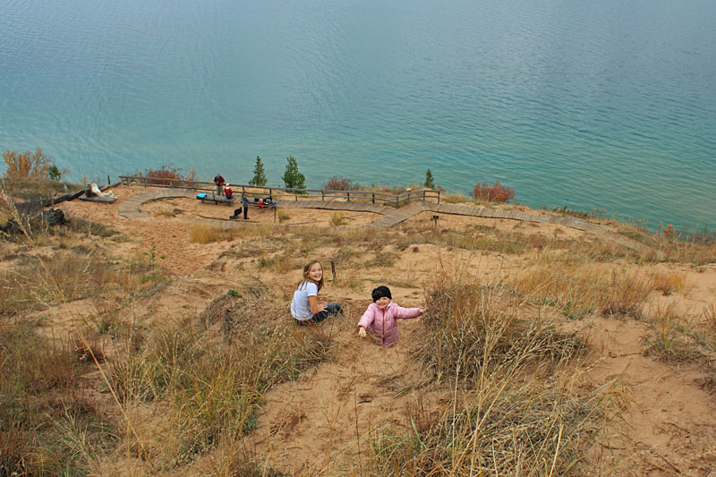 playing on the empire bluffs