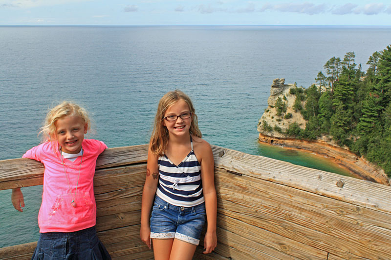 the girls at miners castle