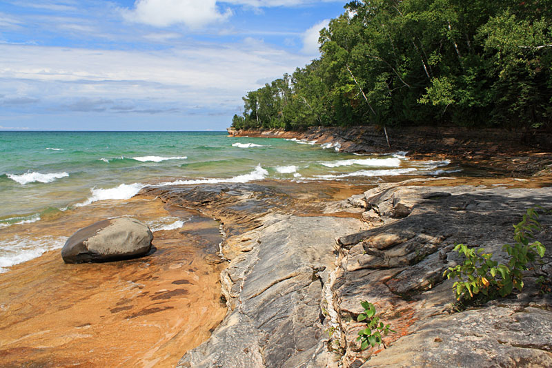 rocks at miners beach