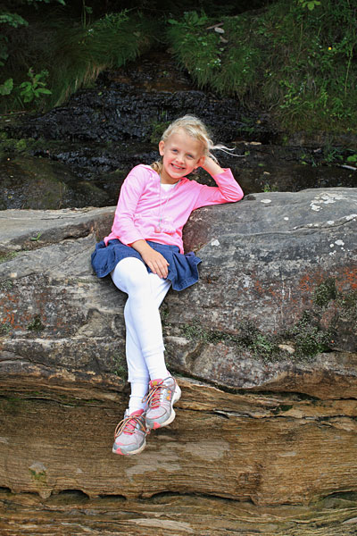 reese taking a break on miners beach