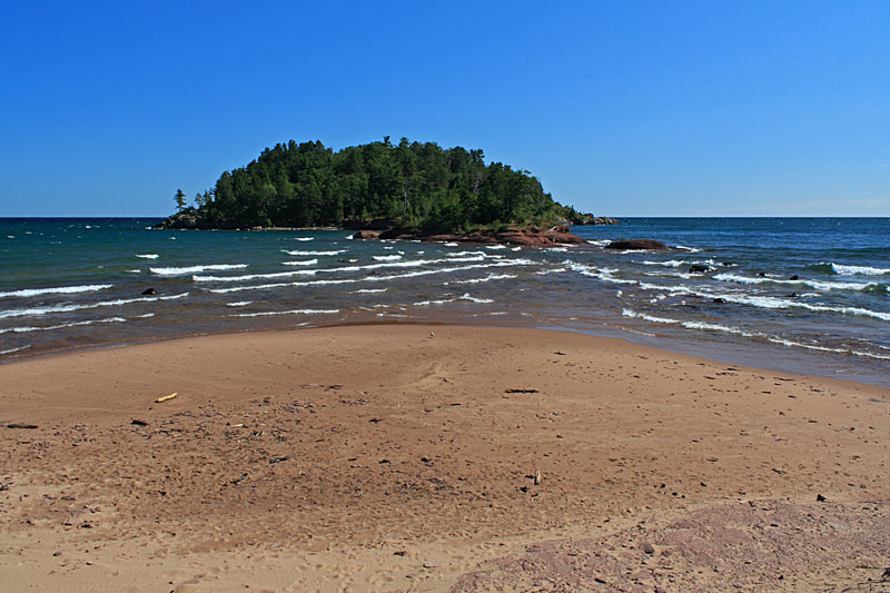 the view of little presque isle