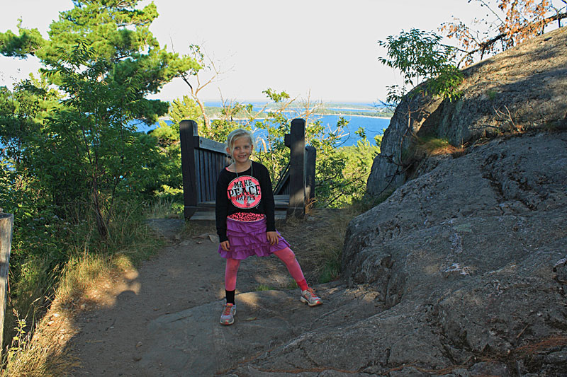 at the top of sugarloaf mountain