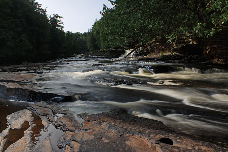 falls on the presquie isle river