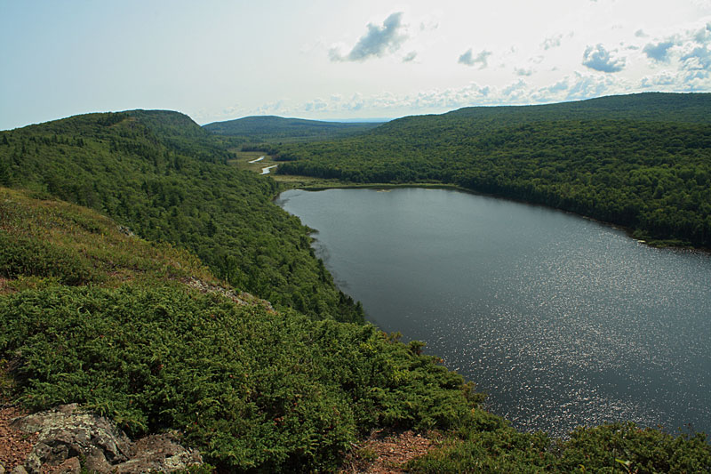 breaking out on the escarpment