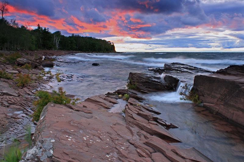 porcupine mountains sunset 2