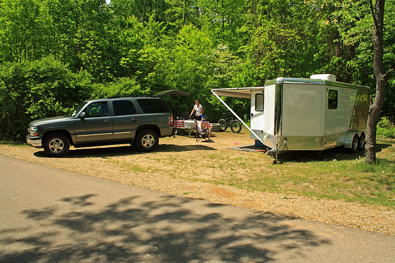 campsite 171 at warren dunes state park