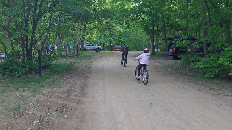 warren dunes rustic campground