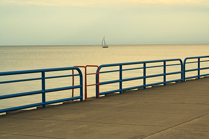 sail boat by silver beach st joe mi