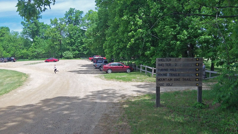 parking at TK Lawless park