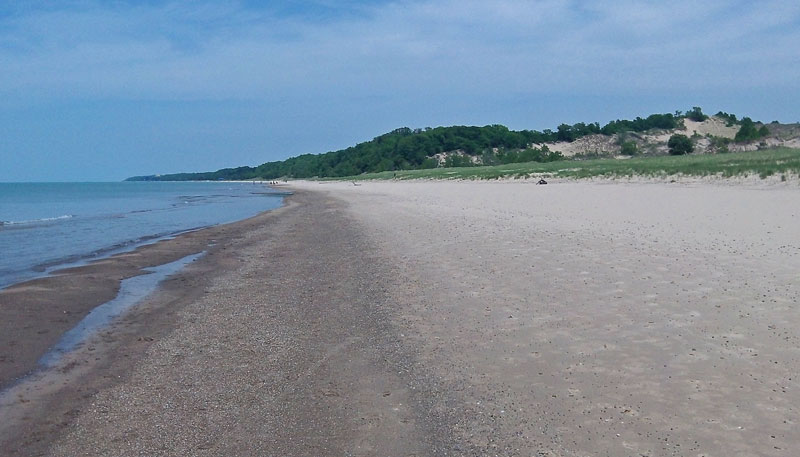 fat bike beach ride at warren dunes state park