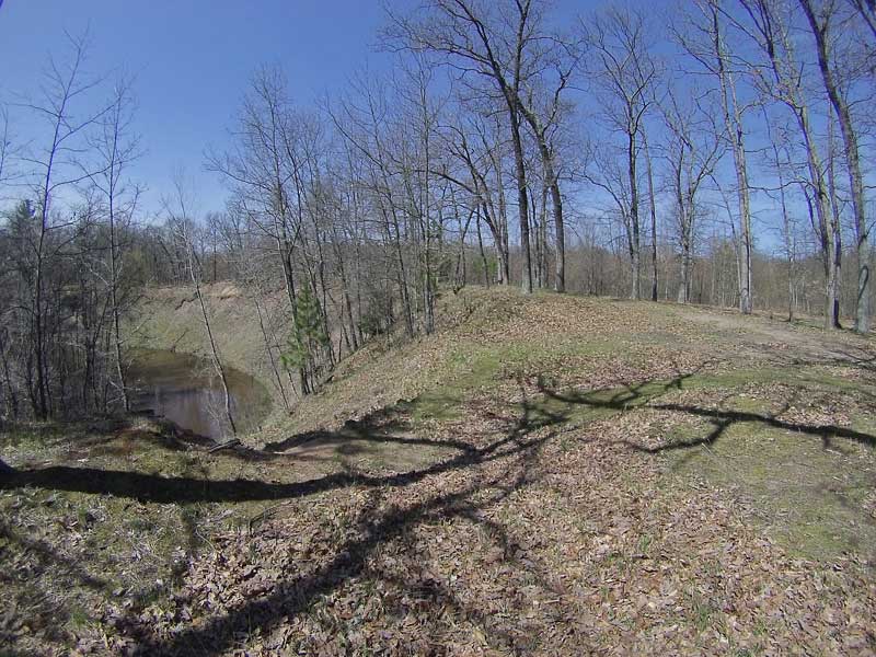 overlook on a bend in the white river