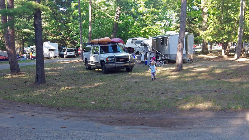 campsite 106 in young state park boyne city michigan