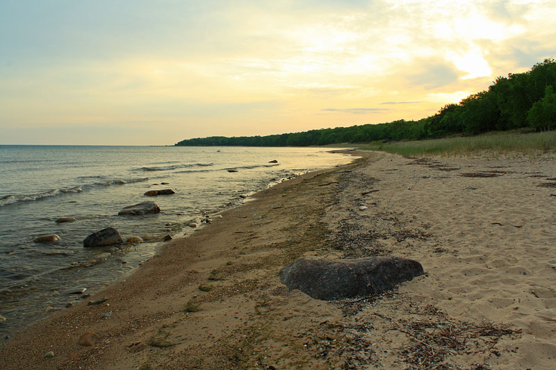 fisherman island state park beach