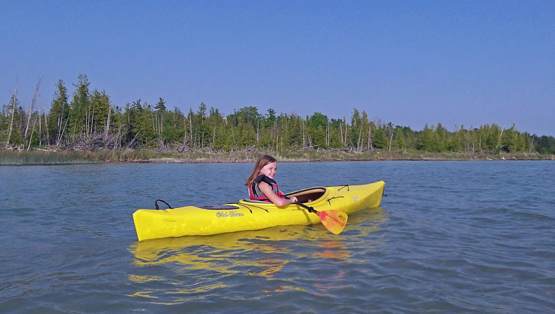 kayaking at young state park