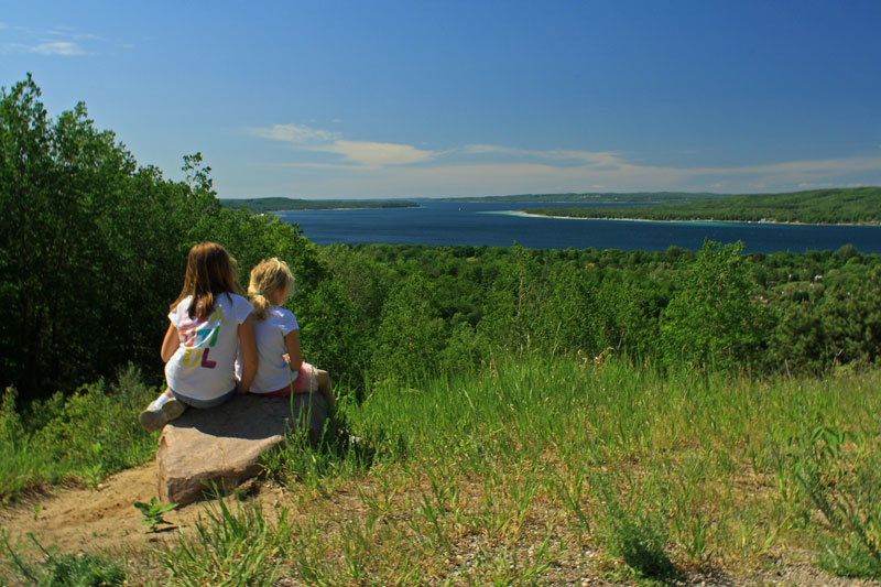 resting and taking in the view from avalance mountain