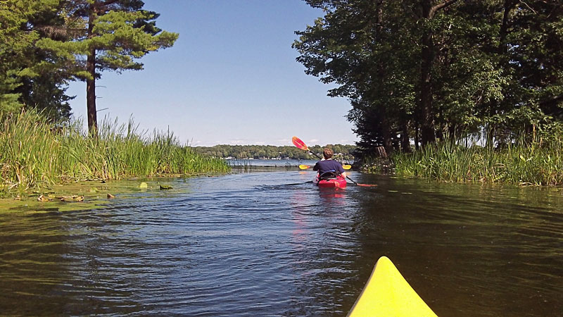 the end of the canoe trail