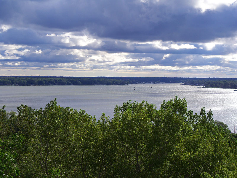 lake macatawa view from mt pisgah