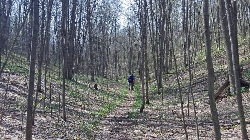 climbing back up to deadmans hill