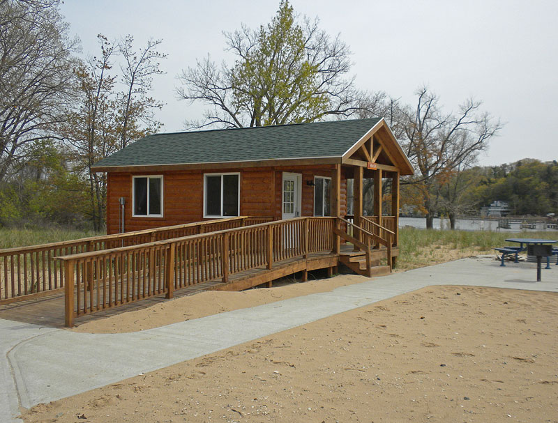 holland state park camper cabin