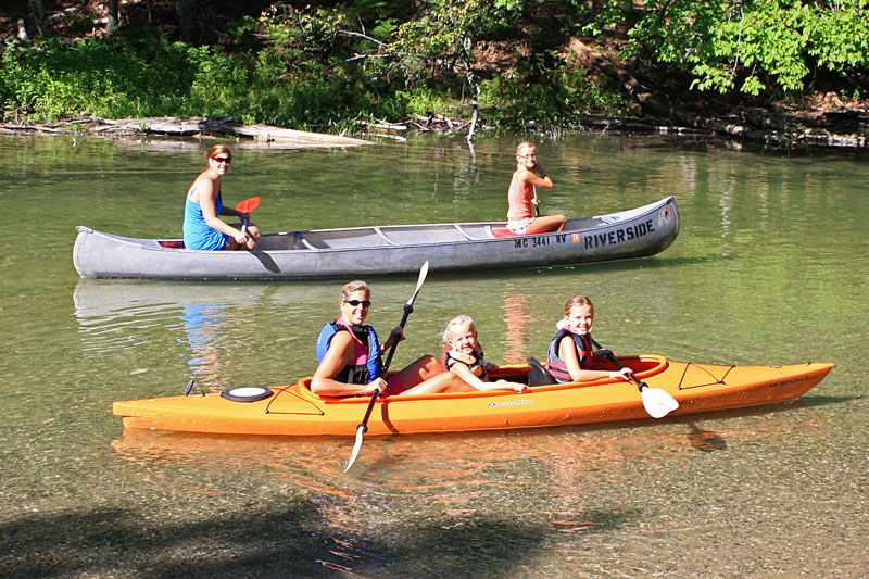 kayak and canoe launch on the platte river